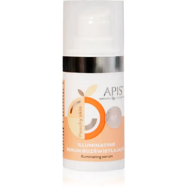 Apis Natural Cosmetics Apis Natural Cosmetics Peachy Skin serum za osvetljevanje za obraz 15 ml