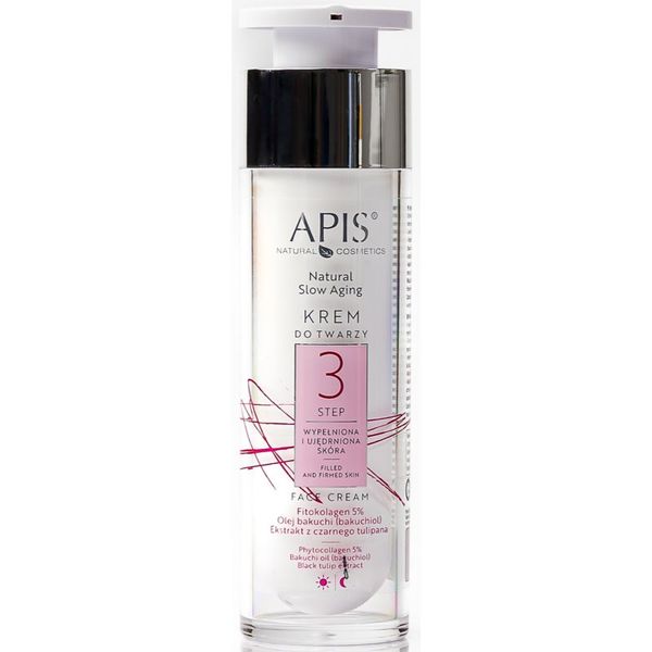 Apis Natural Cosmetics Apis Natural Cosmetics Slow Aging Step 3 gladilna krema za zapolnitev las za zrelo kožo 50 ml