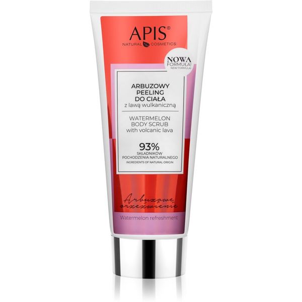 Apis Natural Cosmetics Apis Natural Cosmetics Watermelon Refreshment piling za telo with volcanic lava 200 ml