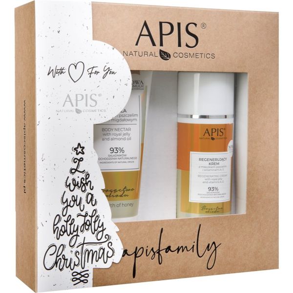 Apis Natural Cosmetics Apis Natural Cosmetics Wealth Of Honey darilni set (za telo in obraz)