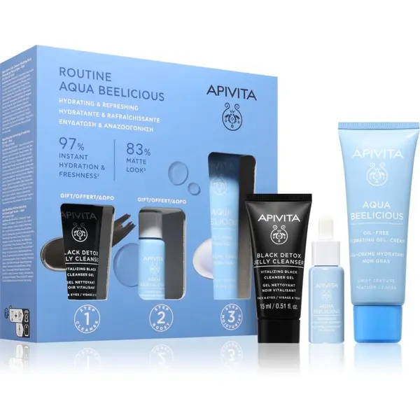 Apivita Apivita Aqua Beelicious Hydrating & Refreshing Routine Set set za intenzivno hidracijo