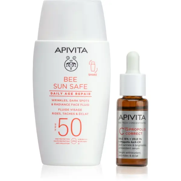 Apivita Apivita Bee Sun Safe Anti-Dark Spots Duo set proti pigmentnim madežem
