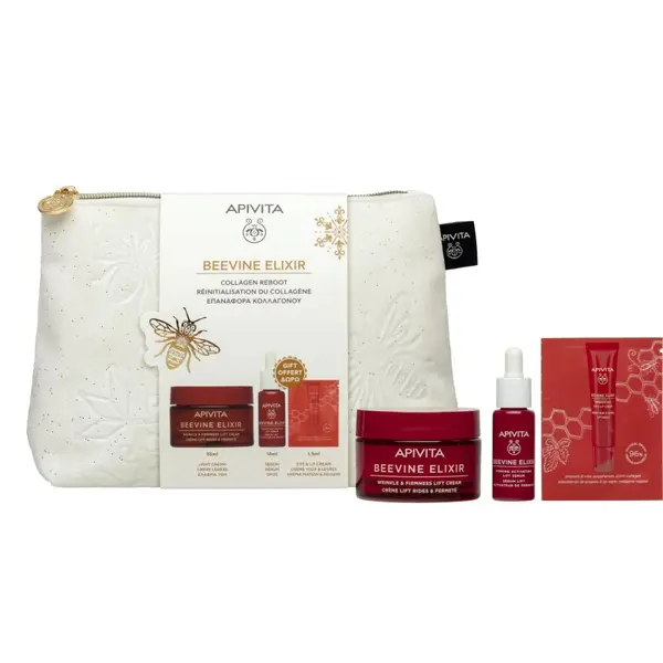 Apivita Apivita Beevine Elixir Gift Pouch (with Light Cream) darilni set za učvrstitev obraza