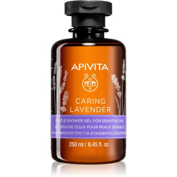 Apivita Apivita Caring Lavender nežni gel za prhanje za občutljivo kožo 250 ml