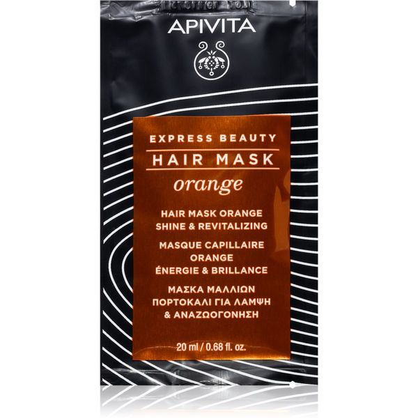 Apivita Apivita Express Beauty Orange revitalizacijska maska za lase 20 ml