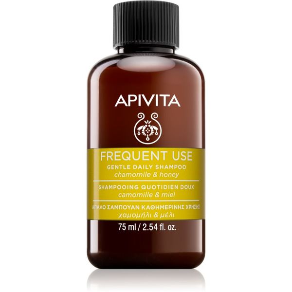 Apivita Apivita Frequent Use Chamomile & Honey šampon za vsakodnevno umivanje las 75 ml
