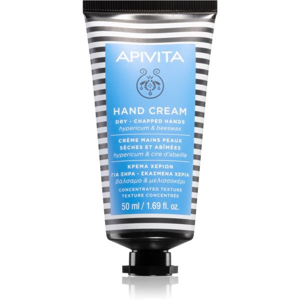 Apivita Apivita Hand Care Hypericum & Beeswax intenzivna krema za roke z vlažilnim učinkom 50 ml