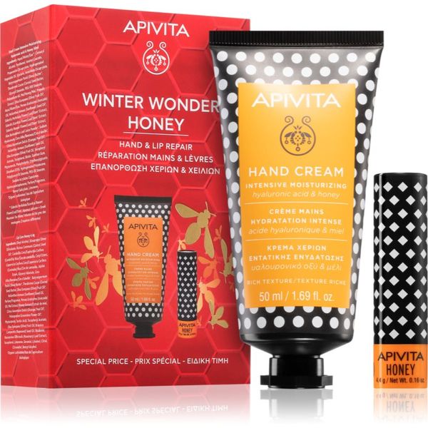 Apivita Apivita Hand Care Winter Wonders Honey božični darilni set (Bio-Eco Product, 100% Natural Derived Ingredients)