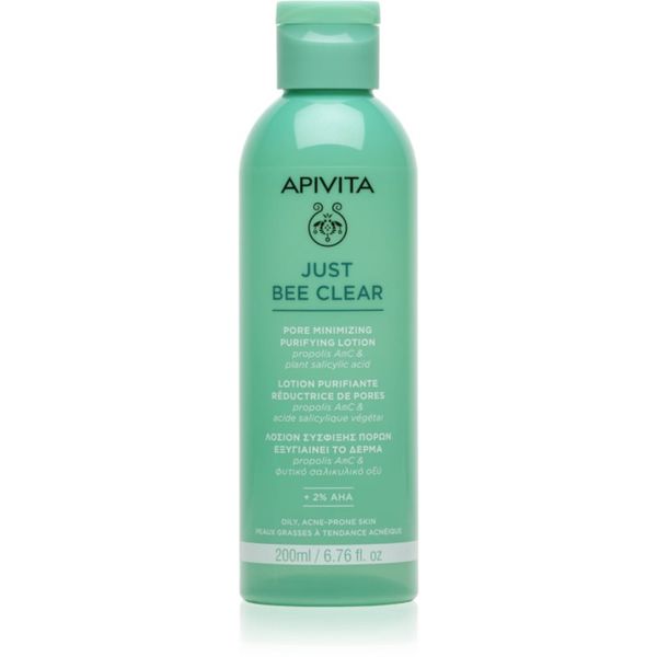 Apivita Apivita Just Bee Clear Pore Minimizing Lotion nega proti razširjenim poram in črnim pikicam 200x1 ml