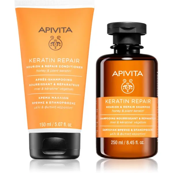 Apivita Apivita Keratin Repair Duo set za prehrano in hidracijo