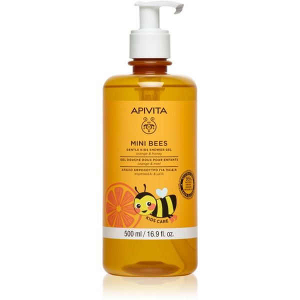 Apivita Apivita Kids Mini Bees gel za prhanje za telo in lase za otroke 500 ml