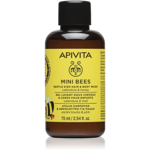 Apivita Apivita Kids Mini Bees otroški šampon za lase in telo 75 ml