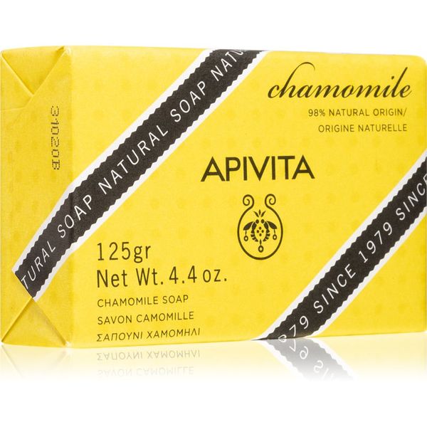 Apivita Apivita Natural Soap Chamomile čistilno trdo milo 125 g