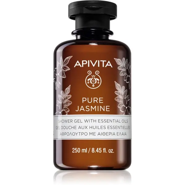 Apivita Apivita Pure Jasmine Shower Gel vlažilen gel za prhanje z eteričnimi olji 250 ml