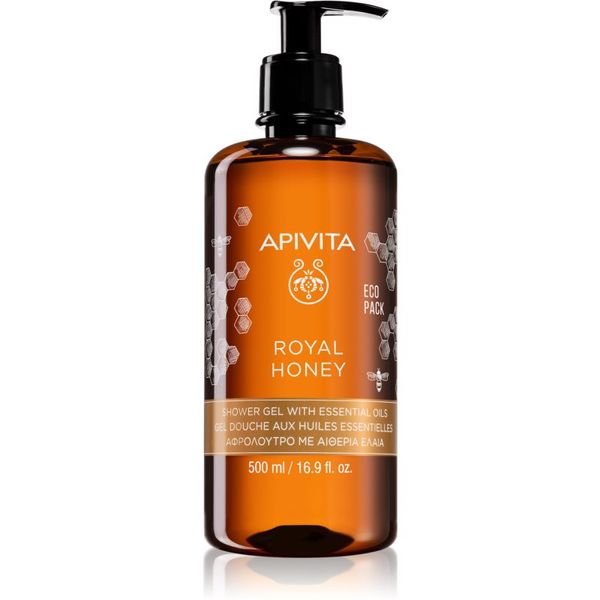 Apivita Apivita Royal Honey vlažilen gel za prhanje z eteričnimi olji 500 ml