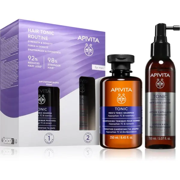 Apivita Apivita Tonic Men's Routine set proti izpadanju las