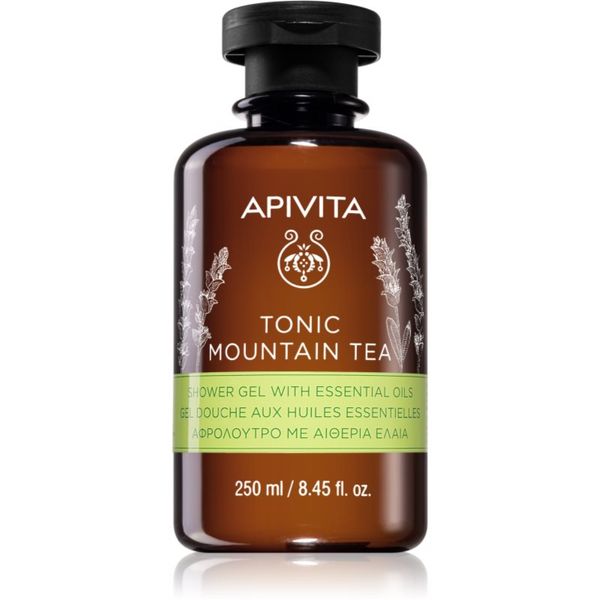 Apivita Apivita Tonic Mountain Tea gel za prhanje za toniranje kože 250 ml