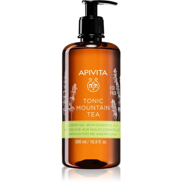 Apivita Apivita Tonic Mountain Tea gel za prhanje za toniranje kože 500 ml