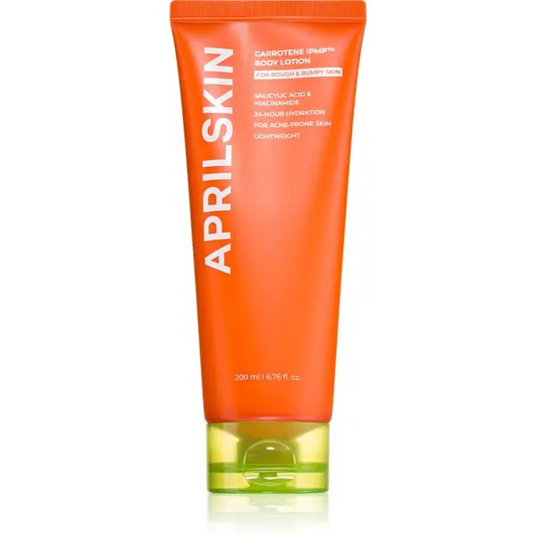 APRILSKIN APRILSKIN Carrotene IPMP Body Lotion pomirjajoča krema za telo za osvetljevanje kože in hidratacijo 200 ml