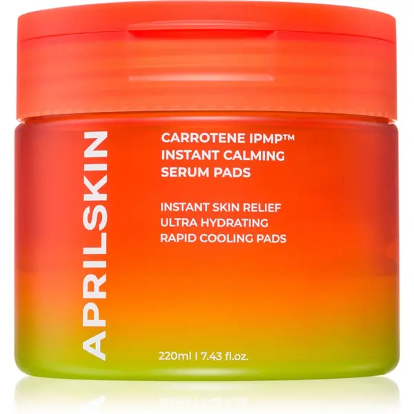 APRILSKIN APRILSKIN Carrotene IPMP Instant Calming Serum Pads čistilne blazinice s pomirjajočim učinkom 80 kos