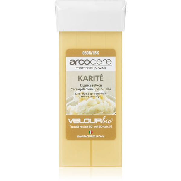 Arcocere Arcocere Professional Wax Karité epilacijski vosek roll-on nadomestno polnilo 100 ml