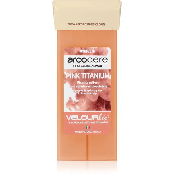 Arcocere Arcocere Professional Wax Pink Titanium epilacijski vosek roll-on nadomestno polnilo 100 ml