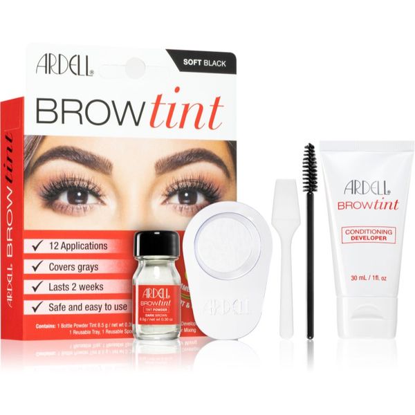 Ardell Ardell Brow Tint barva za obrvi odtenek Soft Black