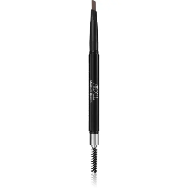 Ardell Ardell Brows mehanični svinčnik za obrvi s krtačko 2v1 odtenek Medium Brown 0.2 g