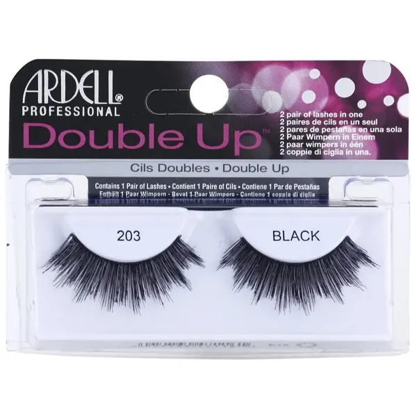 Ardell Ardell Double Up lepilne trepalnice 203 Black 1 kos