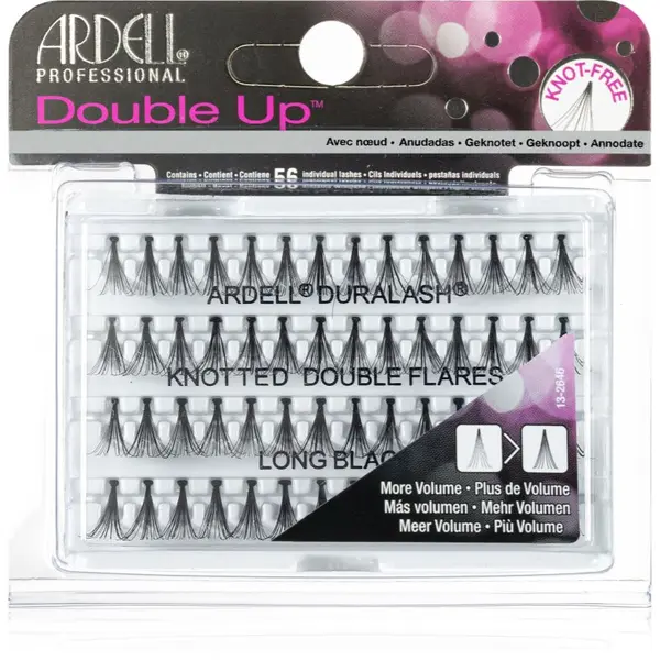 Ardell Ardell Double Up šopaste lepilne trepalnice z vozličkom velikost Long Black