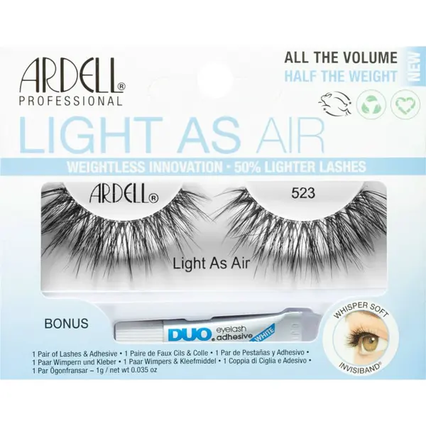 Ardell Ardell Light As Air umetne trepalnice z lepilom vrsta 523 1 g