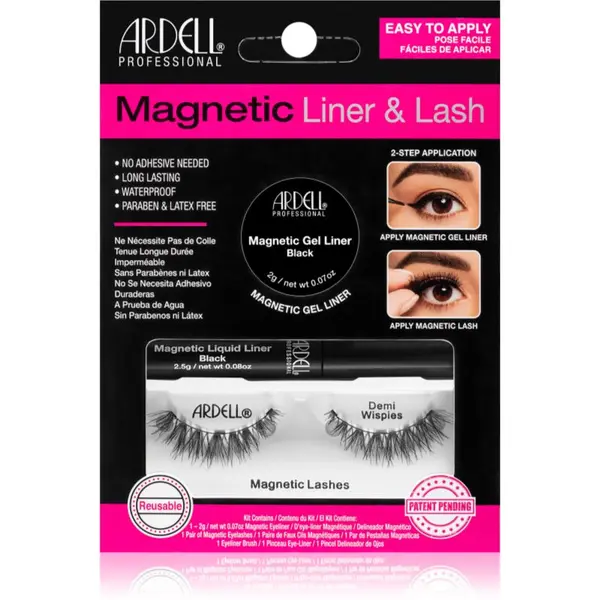 Ardell Ardell Magnetic Liner & Lash magnetne trepalnice za trepalnice vrsta Demi Wispies