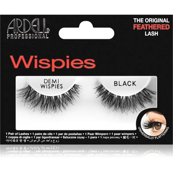 Ardell Ardell Professional Wispies lepilne trepalnice Demi Wispies Black 1 kos
