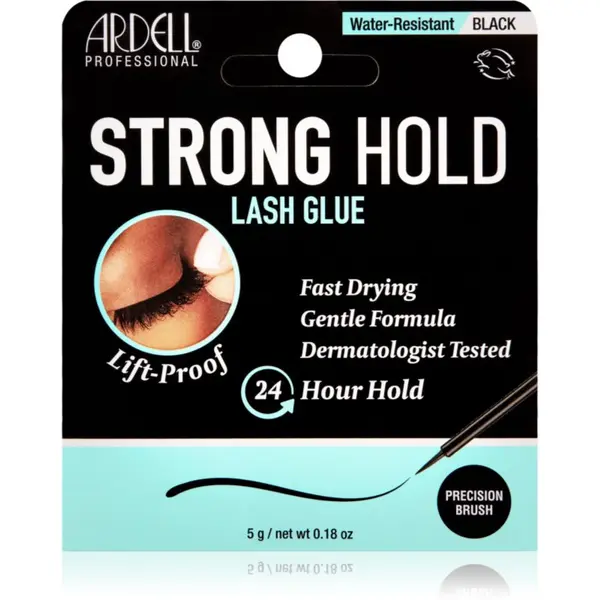 Ardell Ardell Strong Hold Lash Glue Black lepilo za trepalnice 5 g
