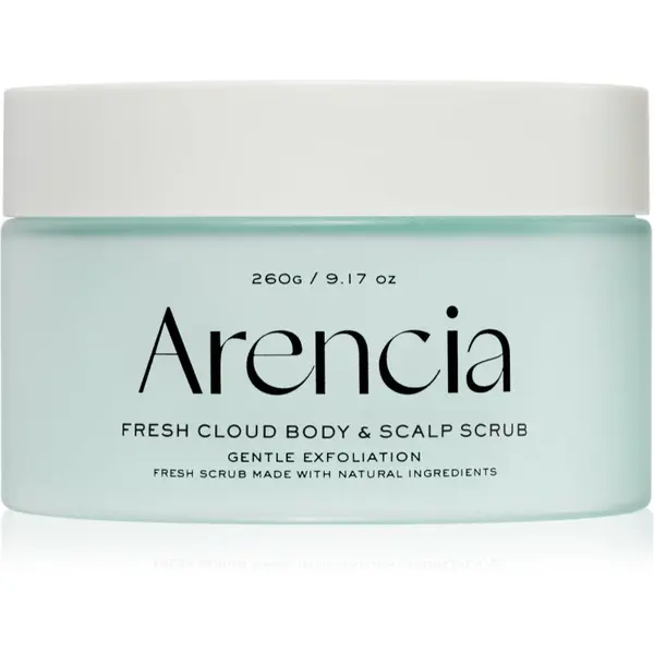 Arencia Arencia Fresh Cloud French Mint & Lily nežni piling za telo in lase 260 g
