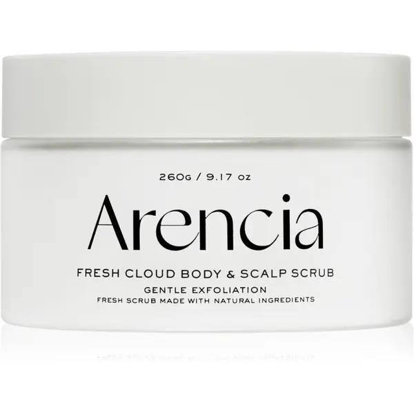 Arencia Arencia Fresh Cloud White Tea & Neroli nežni piling za telo in lase 260 g