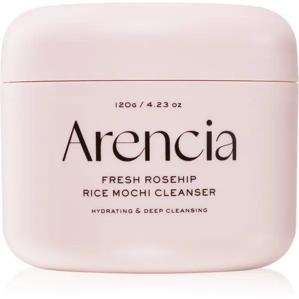 Arencia Arencia Fresh Rosehip Rice Mochi Cleanser hranilni čistilni balzam za osvetljevanje kože in hidratacijo 120 g
