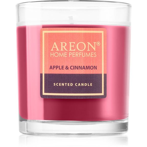 Areon Areon Scented Candle Apple & Cinnamon dišeča sveča 120 g