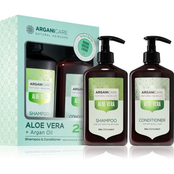 Arganicare Arganicare Aloe vera Duo Box darilni set (z vlažilnim učinkom)