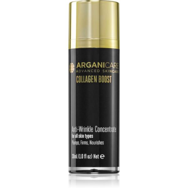 Arganicare Arganicare Collagen Boost Anti-Wrinkle Concentrate koncentrat proti gubam za mladostni videz 30 ml
