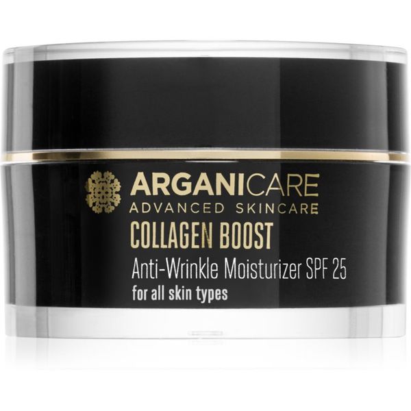 Arganicare Arganicare Collagen Boost Anti-Wrinkle Moisturizer vlažilna krema proti gubam SPF 25 50 ml