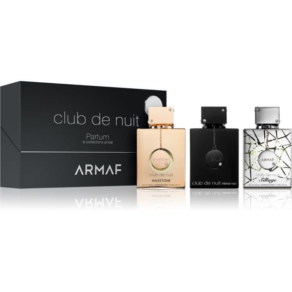 Armaf Armaf Club de Nuit Man Intense, Sillage, Milestone darilni set za moške uniseks 3x30 ml