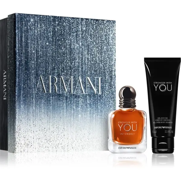 Armani Armani Emporio Stronger With You Intensely darilni set za moške