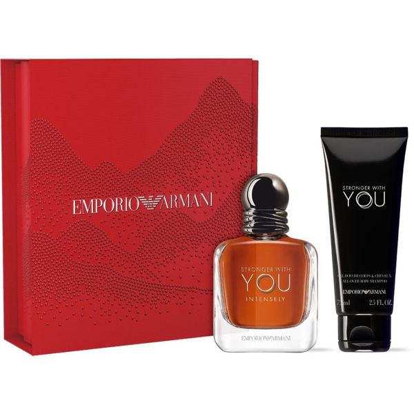 Armani Armani Emporio Stronger With You Intensely darilni set za moške