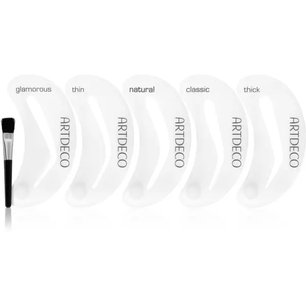 Artdeco ARTDECO Brush čopič za obrvi s šablonami 1 kos