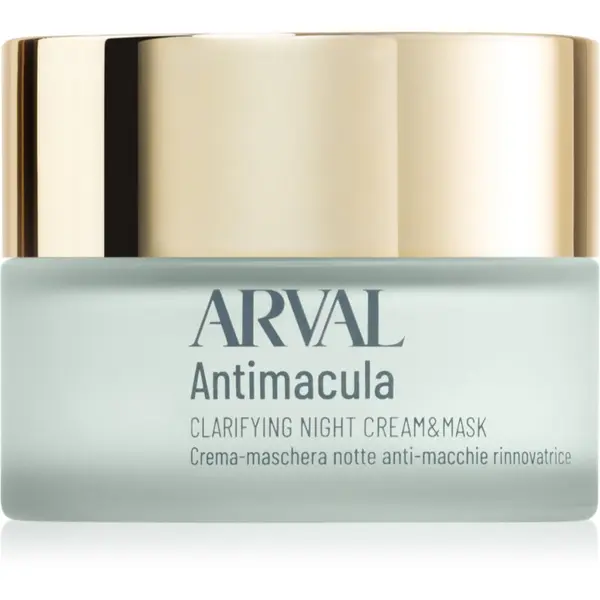 Arval Arval Antimacula Clarifying Night Cream & Mask obnovitvena nočna kremasta maska proti pigmentnim madežem 50 ml