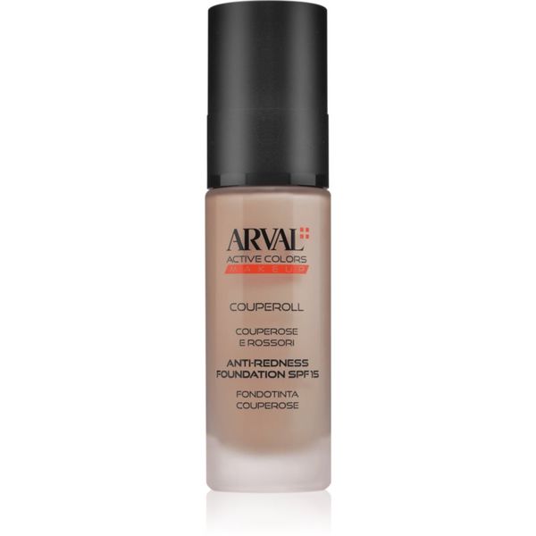 Arval Arval Couperoll Anti-redness foundation SPF15 prekrivni tekoči puder SPF 15 30 ml