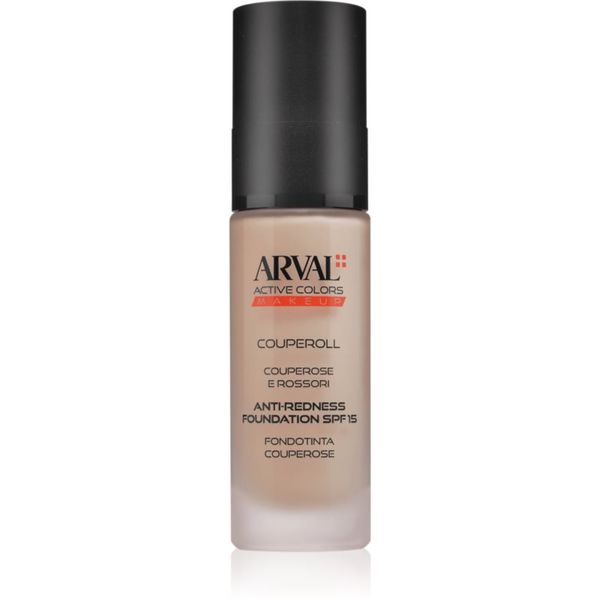 Arval Arval Couperoll Anti-redness foundation SPF15 prekrivni tekoči puder SPF 15 30 ml