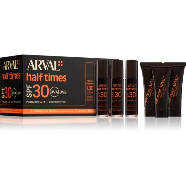Arval Arval Half Times Fast Tanning Bottle + Tube Set set pospešujoči porjavitev