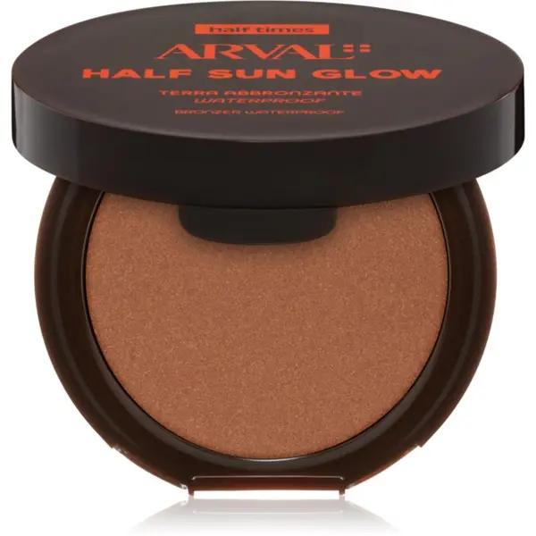 Arval Arval Half Times Half Sun Glow Waterproof Bronzer vodoodporni bronz puder 8 g